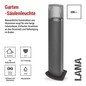 Preview: Emos LED Wegeleuchte Lana IP54 Anthrazit Aluminium 15x13cm ZGL0C0P