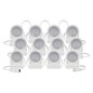 Preview: Emos LED Leuchtenset RGBIC 12-teilig 7W CCT warm-/tageslichtweiss 3000K/6500K dimmbar WiFi Weiß 255cm ZIW15CR