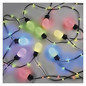 Preview: Emos LED Lichterkette GoSmart Party RGBIC 12W WiFi IP65 Schwarz ZIW17FR