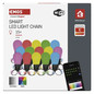 Preview: Emos LED Lichterkette GoSmart Party RGBIC 12W WiFi IP65 Schwarz ZIW17FR