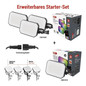 Preview: Emos LED Außenstrahler Set GoSmart Erweiterungsset RGBIC 4W CCT warm-/tageslichtweiss 3000K/6500K dimmbar WiFi IP65 Schwarz ZIW181R