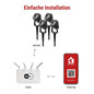 Preview: Emos LED Außenstrahler Set GoSmart Starter-Set RGBIC 4-teilig 7W CCT warm-/tageslichtweiss 3000K/6500K dimmbar WiFi IP65 Schwarz ZIW194R