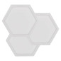Preview: Emos LED Leuchtenset GoSmart Hexagon Erweiterungsset RGBIC 3-teilig 1,8W dimmbar WiFi Weiß ZIW223R