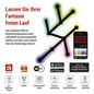 Preview: Emos LED Leuchtenset GoSmart Lines RGBIC 9-teilig 34W dimmbar WiFi Schwarz ZIW269R