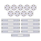 Preview: Emos LED Leuchtenset GoSmart Lines RGBIC 9-teilig 34W dimmbar WiFi Schwarz ZIW269R