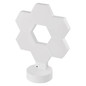 Preview: Emos LED Tischleuchte GoSmart Hexagon RGBIC 6-teilig 5,5W dimmbar WiFi Weiß ZIW426R