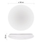 Preview: Emos LED Deckenleuchte Fioni 18W neutralweiss 4000K IP44 Weiß Stahl Ø33cm ZM1121