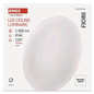 Preview: Emos LED Deckenleuchte Fioni 18W neutralweiss 4000K IP44 Weiß Stahl Ø33cm ZM1121