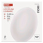 Preview: Emos LED Deckenleuchte Fioni 24W neutralweiss 4000K IP44 Weiß Stahl Ø39cm ZM1122