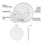 Preview: Emos LED Anbauleuchte, Deckenleuchte Flori 18W neutralweiss 4000K Weiß Ø29cm ZM1400