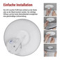 Preview: Emos LED Anbauleuchte, Deckenleuchte Flori 22W neutralweiss 4000K Schwarz Ø42cm ZM1405