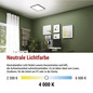 Preview: Emos LED Anbauleuchte, Deckenleuchte Flori 18W neutralweiss 4000K Schwarz 29x29cm ZM1406