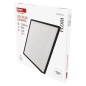 Preview: Emos LED Anbauleuchte, Deckenleuchte Flori 22W neutralweiss 4000K Schwarz 42x42cm ZM1407