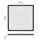 Preview: Emos LED Anbauleuchte, Deckenleuchte Flori 22W neutralweiss 4000K Schwarz 42x42cm ZM1407