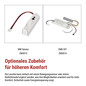 Preview: Emos LED Deckenleuchte Fleri 20W einstellbar CCT warm-/neutral-/tageslichtweiss 3000K/4000K/6500K Bewegungsmelder IP65 Weiß Ø30cm ZM3012