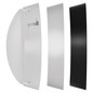 Preview: Emos LED Wandleuchte Zuri 14W warmweiss 3000K IP54 Schwarz Weiß Ø21,5cm ZM3130