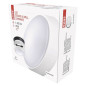 Preview: Emos LED Wandleuchte Zuri 14W neutralweiss 4000K IP54 Schwarz Weiß Ø21,5cm ZM3230