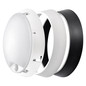 Preview: Emos LED Wandleuchte Zuri 14W neutralweiss 4000K Bewegungsmelder IP54 Schwarz Weiß Ø21,5cm ZM3231