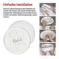 Preview: Emos LED Deckenleuchte Tivi 8,6W neutralweiss 4000K Bewegungsmelder IP44 Weiß Stahl Ø32,5cm ZM3406M