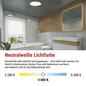 Preview: Emos LED Deckenleuchte Tivi 12,5W neutralweiss 4000K Bewegungsmelder IP44 Weiß Stahl Ø38cm ZM3408M