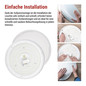 Preview: Emos LED Deckenleuchte Tivi 19W neutralweiss 4000K IP44 Weiß Stahl Ø38cm ZM3409