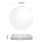 Preview: Emos LED Deckenleuchte Tori 15W neutralweiss 4000K Bewegungsmelder IP54 Weiß ZM4328
