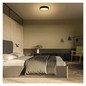 Preview: Emos LED Anbauleuchte, Deckenleuchte Rori 17W CCT warm-/neutralweiss 2700K/3500K/4000K Bewegungsmelder Schwarz Stahl Ø31cm ZM4401