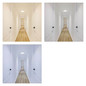 Preview: Emos LED Anbauleuchte, Deckenleuchte Nexxo 28,5W CCT warm-/neutralweiss 3000K/3500K/4000K Weiß Stahl Ø30cm ZM5153