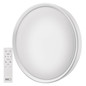Preview: Emos LED Deckenleuchte GoSmart 45W CCT warm-/tageslichtweiss 2700K/6500K dimmbar Fernbedienung WiFi Weiß Stahl Ø50cm ZM5192