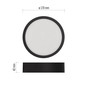 Preview: Emos LED Anbauleuchte, Deckenleuchte Nexxo 12,5W CCT warm-/neutralweiss 3000K/3500K/4000K Schwarz Stahl Ø17cm ZM5333