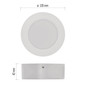 Preview: Emos LED Panel Rubic 9W neutralweiss 4000K Weiß Ø12cm ZM5432