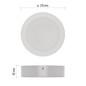 Preview: Emos LED Panel Rubic 18W neutralweiss 4000K Weiß Ø17cm ZM5442