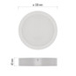 Preview: Emos LED Panel Rubic 24W neutralweiss 4000K Weiß Ø22cm ZM5452