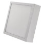 Preview: Emos LED Anbauleuchte, Deckenleuchte Nexxo 12,5W CCT warm-/neutralweiss 3000K/3500K/4000K Weiß Stahl 17x17cm ZM6133