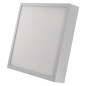 Preview: Emos LED Anbauleuchte, Deckenleuchte Nexxo 21W CCT warm-/neutralweiss 3000K/3500K/4000K Weiß Stahl 22,5x22,5cm ZM6143
