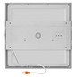 Preview: Emos LED Anbauleuchte, Deckenleuchte Nexxo 28,5W neutralweiss 4000K Weiß Stahl 30x30cm ZM6155
