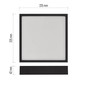 Preview: Emos LED Anbauleuchte, Deckenleuchte Nexxo 21W CCT warm-/neutralweiss 3000K/3500K/4000K Schwarz Stahl 22,5x22,5cm ZM6343