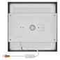 Preview: Emos LED Anbauleuchte, Deckenleuchte Nexxo 21W CCT warm-/neutralweiss 3000K/3500K/4000K Schwarz Stahl 22,5x22,5cm ZM6343