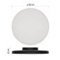 Preview: Emos LED Anbauleuchte, Deckenleuchte Dioni 18W CCT warm-/neutral-/tageslichtweiss 3000K/4000K/5700K IP55 Schwarz Ø36cm ZM7154