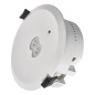 Preview: Emos LED Notleuchte Orsu 3W tageslichtweiss 6500K Akku Weiß Ø14cm ZN1310