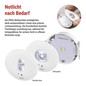 Preview: Emos LED Notleuchte Orsu 1W tageslichtweiss 6500K Akku Weiß Ø5cm ZN1330