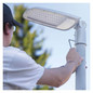 Preview: Emos LED Straßenleuchte Solis 70W neutralweiss 4000K IP65 Grau Aluminium 51,5x17,5cm ZO0704