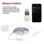 Preview: Emos LED Streifen RGB 11W CCT warm-/tageslichtweiss 2700K/6500K WiFi 200cm ZPW218R