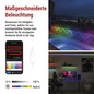 Preview: Emos LED Streifen GoSmart RGBIC 23W dimmbar WiFi Weiß 300cm ZPW313I
