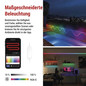Preview: Emos LED Streifen GoSmart RGBIC 33W dimmbar WiFi Weiß 5m ZPW513I