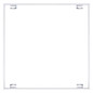 Preview: Emos Aufbaurahmen für Panel für LED-Panel 60x60cm 45mm schraubenlos Aluminium Weiß ZR9034