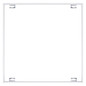 Preview: Emos Aufbaurahmen für Panel für hinterleuchtetes Panel 60x60cm 70mm schraubenlos Weiß ZR9036