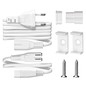 Preview: Emos LED Unterbauleuchte Tigo 10W neutralweiss 4000K Aluminium 60cm ZS2120