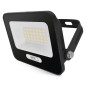Preview: Emos LED Fluter Glaro 20W neutralweiss 4000K IP65 Schwarz Aluminium 12x11cm ZS2224B