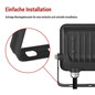 Preview: Emos LED Fluter Glaro 20W neutralweiss 4000K IP65 Schwarz Aluminium 12x11cm ZS2224B